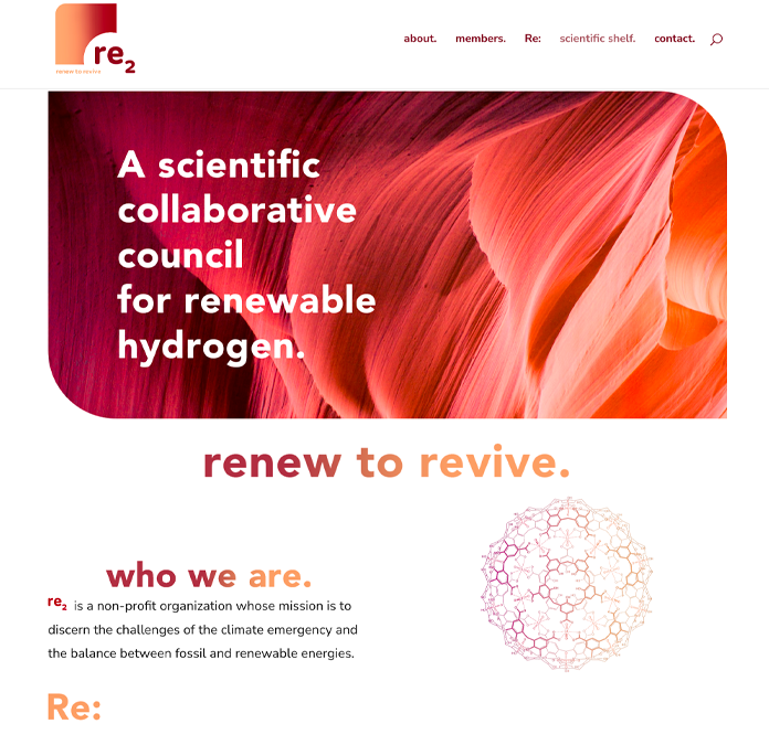 Re2 website design